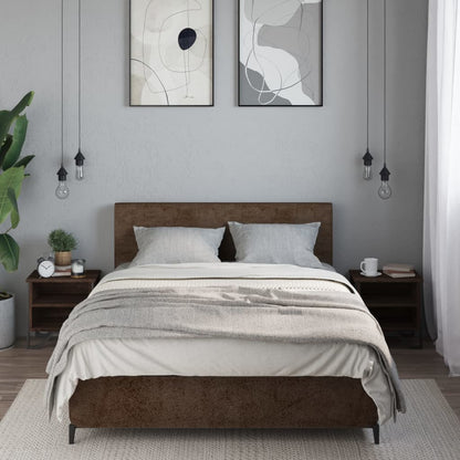 Comodini Rovere Marrone 2pz 40x30x40 cm in Truciolato - homemem39