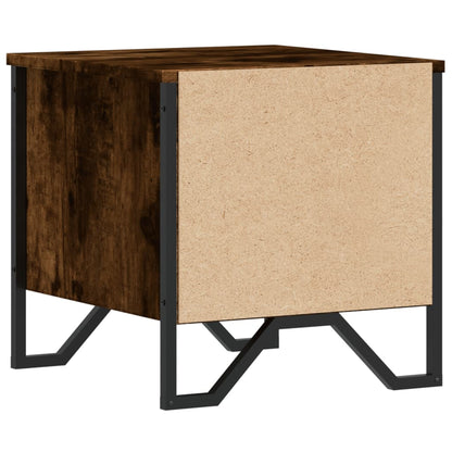 Comodini 2 pz Rovere Fumo 40x41x40 cm in Truciolato - homemem39