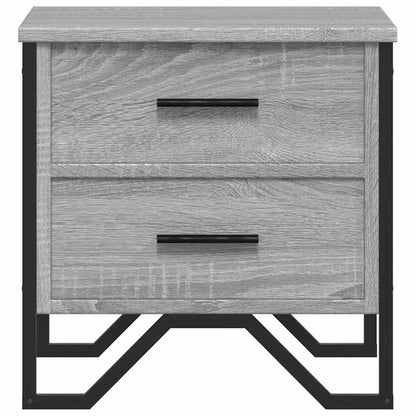 Comodino Grigio Sonoma 40x41x40 cm in Truciolato | homemem39