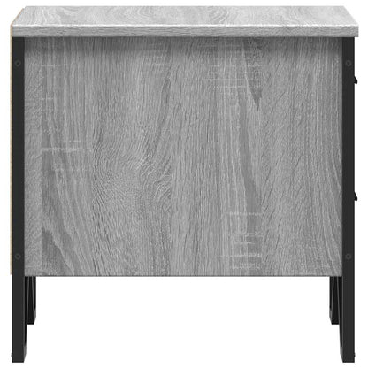 Comodino Grigio Sonoma 40x41x40 cm in Truciolato | homemem39