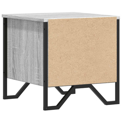 Comodino Grigio Sonoma 40x41x40 cm in Truciolato | homemem39
