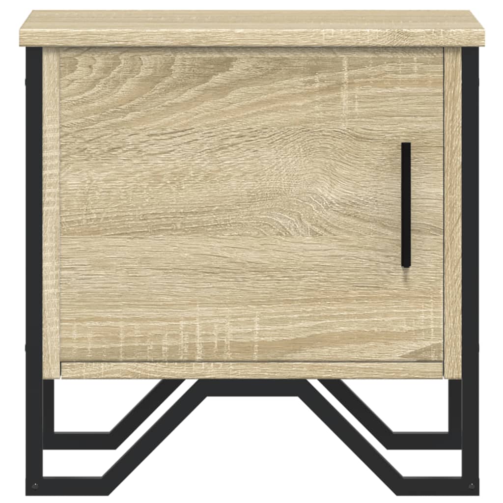 Comodini Rovere Sonoma 2 pz 40x30x40 cm in Legno Multistrato - homemem39