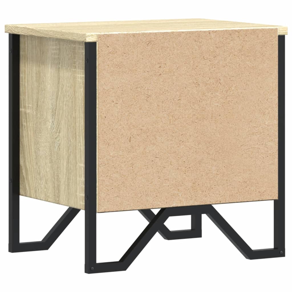 Comodini Rovere Sonoma 2 pz 40x30x40 cm in Legno Multistrato - homemem39