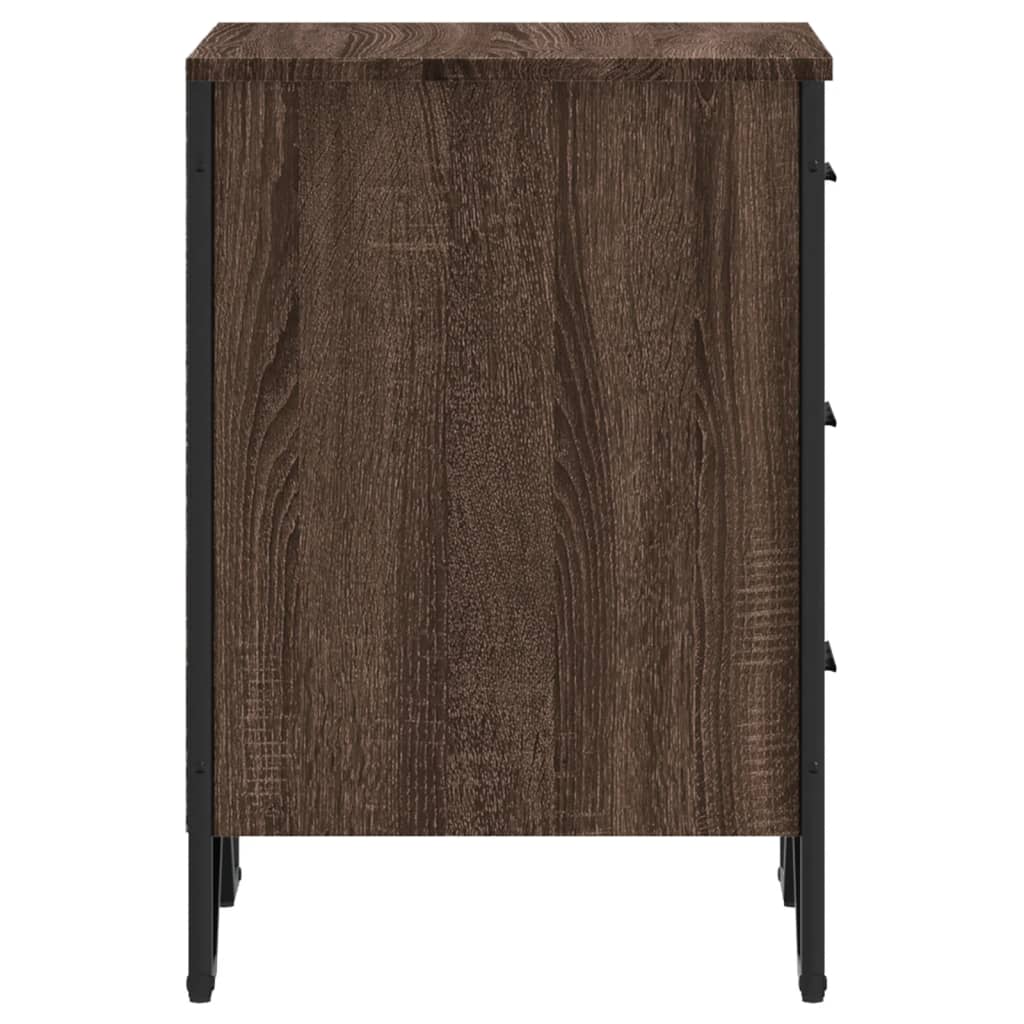 Comodino Rovere Marrone 40x41x60 cm in Legno Multistrato | homemem39