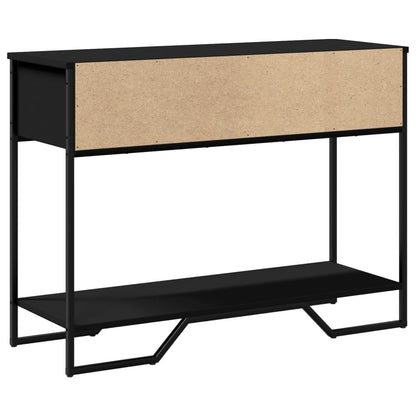 Tavolo Consolle Nero 100x35x74,5 cm in Truciolato - homemem39