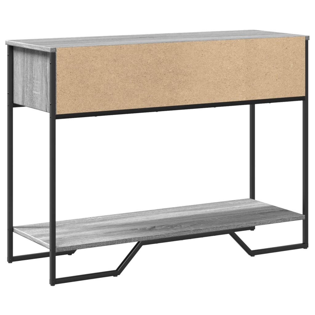 Tavolo Consolle Grigio Sonoma 100x35x74,5 cm in Truciolato - homemem39
