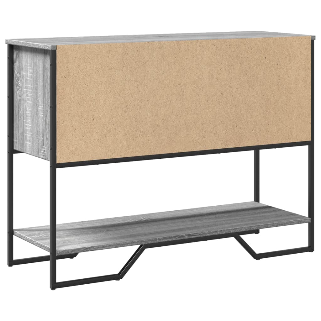 Tavolo Consolle Grigio Sonoma 100x35x74,5 cm in Truciolato
