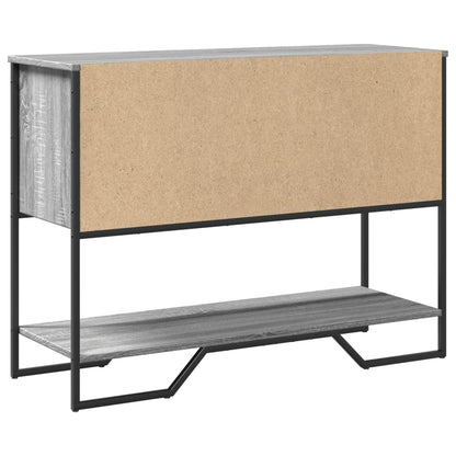 Tavolo Consolle Grigio Sonoma 100x35x74,5 cm in Truciolato