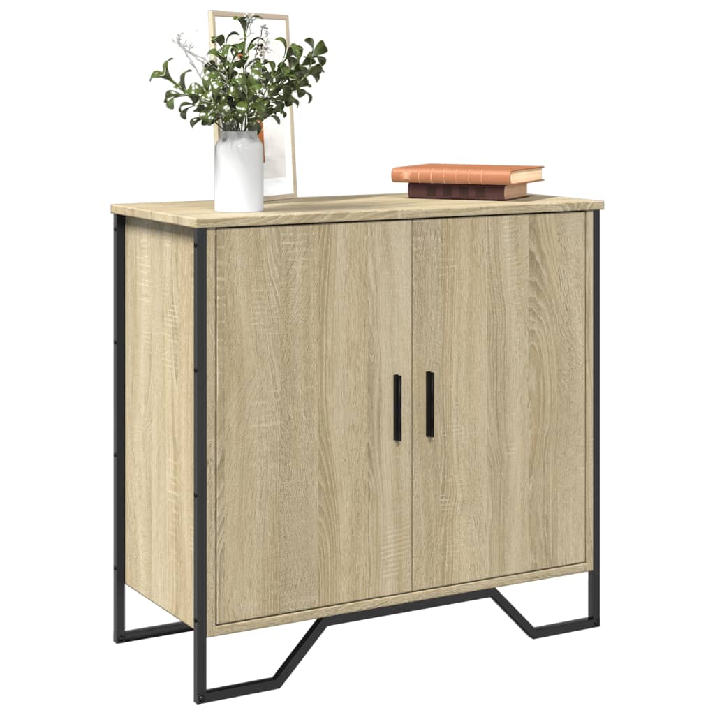 Credenza Rovere Sonoma 78x35,5x74,5 cm in Legno Multistrato - homemem39