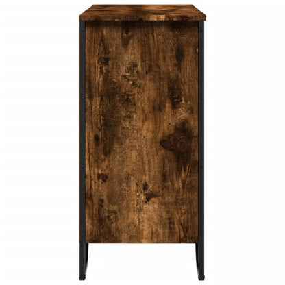 Credenza Rovere Fumo 78x35,5x74,5 cm in Legno Multistrato - homemem39