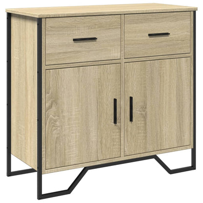 Credenza Rovere Sonoma 79,5x35,5x74,5 cm in Legno Multistrato - homemem39