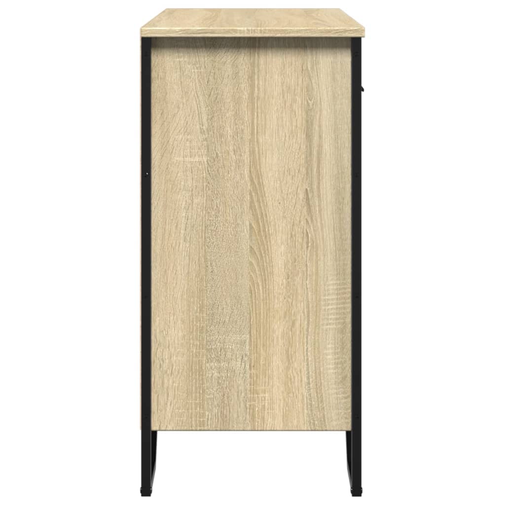 Credenza Rovere Sonoma 79,5x35,5x74,5 cm in Legno Multistrato - homemem39