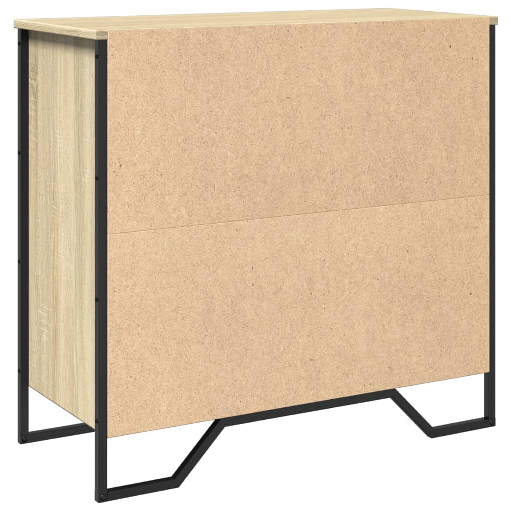Credenza Rovere Sonoma 79,5x35,5x74,5 cm in Legno Multistrato - homemem39