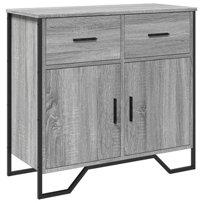 Credenza Grigio Sonoma 79,5x35,5x74,5 cm in Legno Multistrato - homemem39