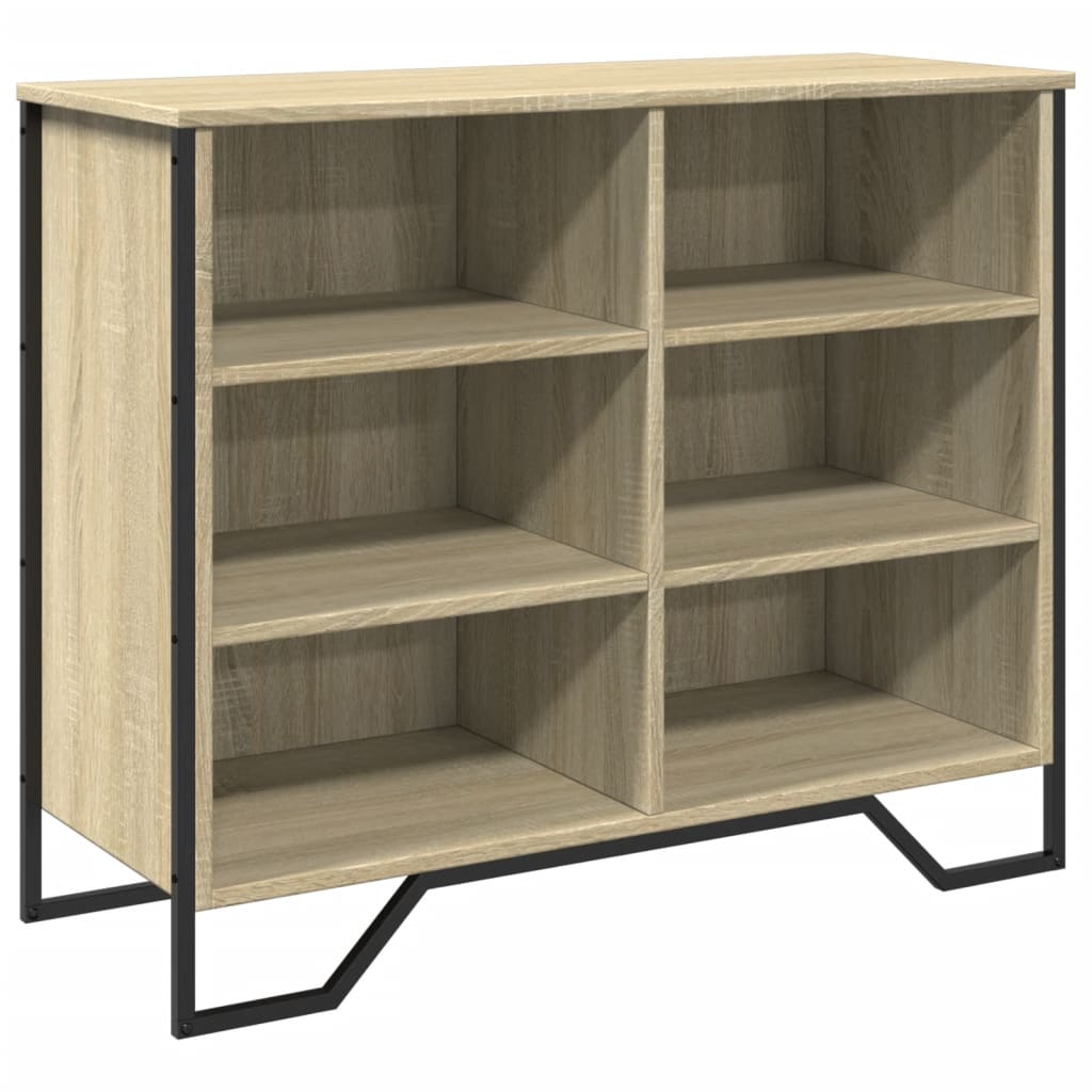 Credenza Rovere Sonoma 91x35,5x74,5 cm in Legno Multistrato - homemem39