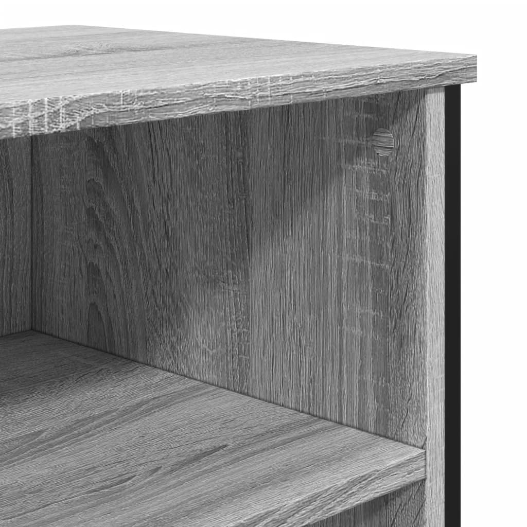 Credenza Grigio Sonoma 91x35,5x74,5 cm in Legno Multistrato - homemem39