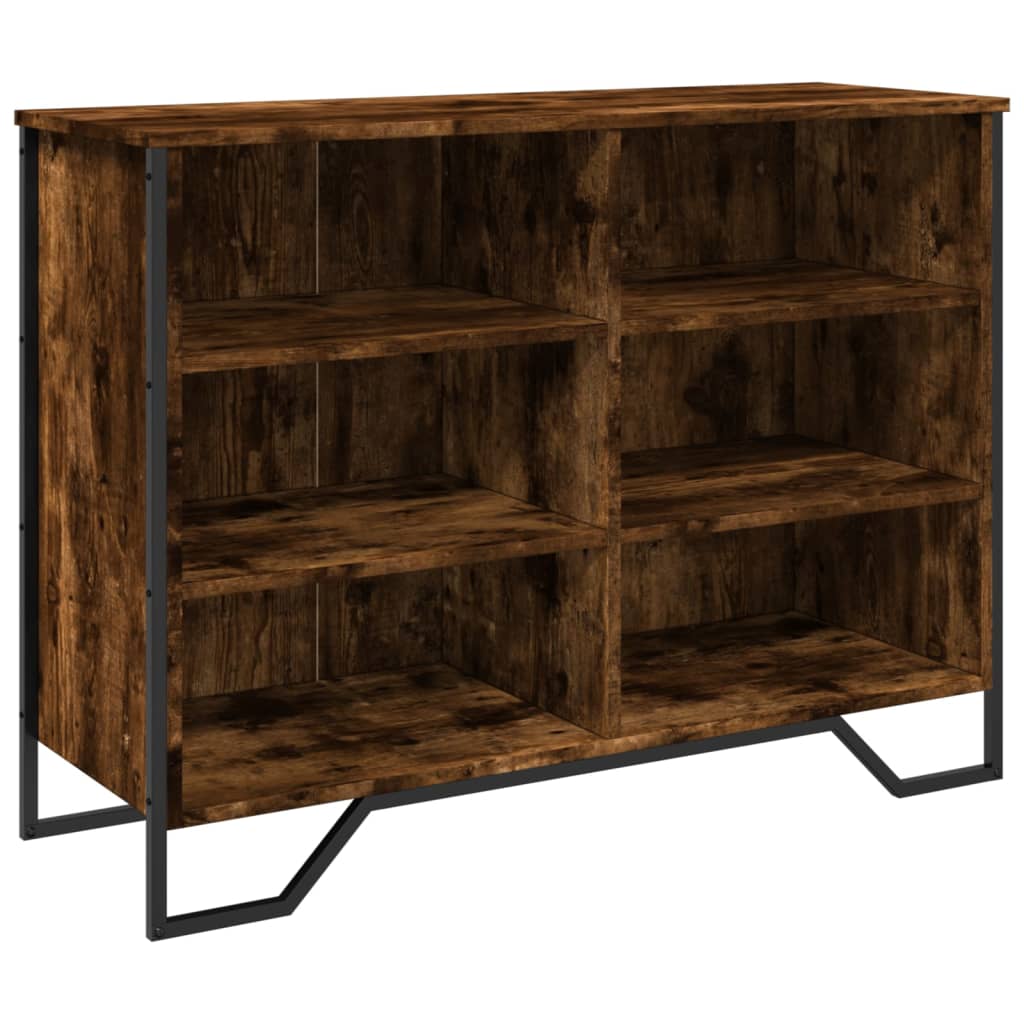 Credenza Rovere Fumo 101x35,5x74,5 cm in Legno Multistrato - homemem39