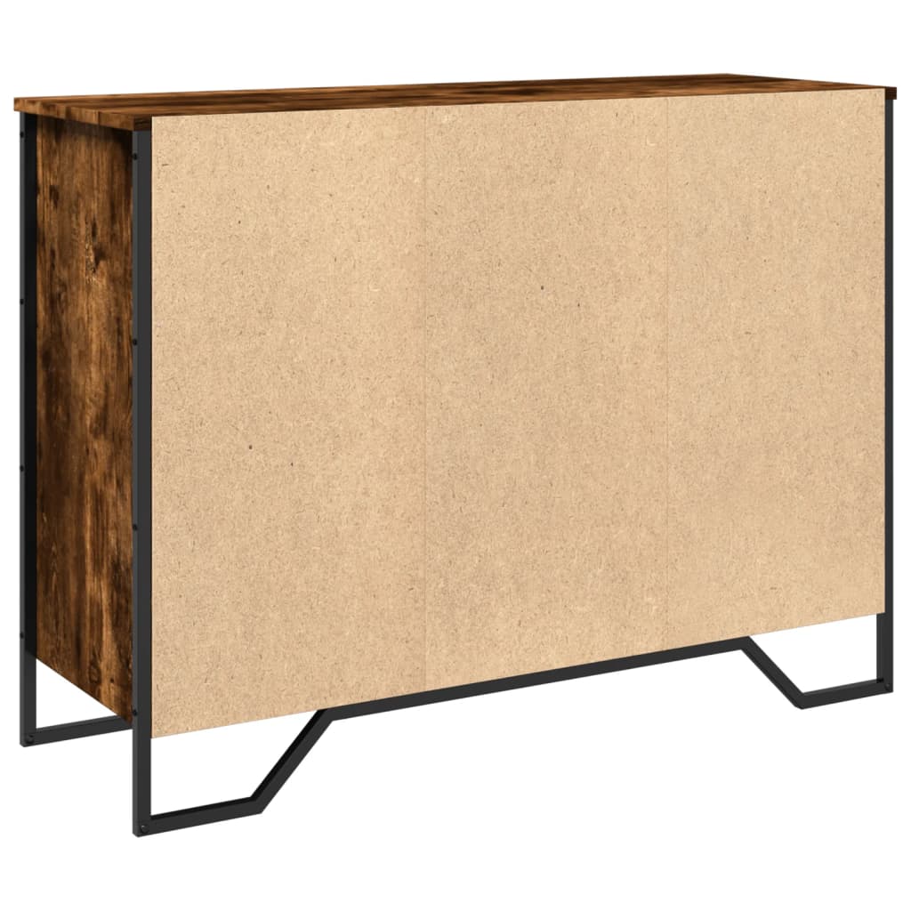 Credenza Rovere Fumo 101x35,5x74,5 cm in Legno Multistrato - homemem39