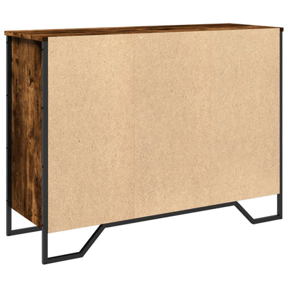 Credenza Rovere Fumo 101x35,5x74,5 cm in Legno Multistrato - homemem39