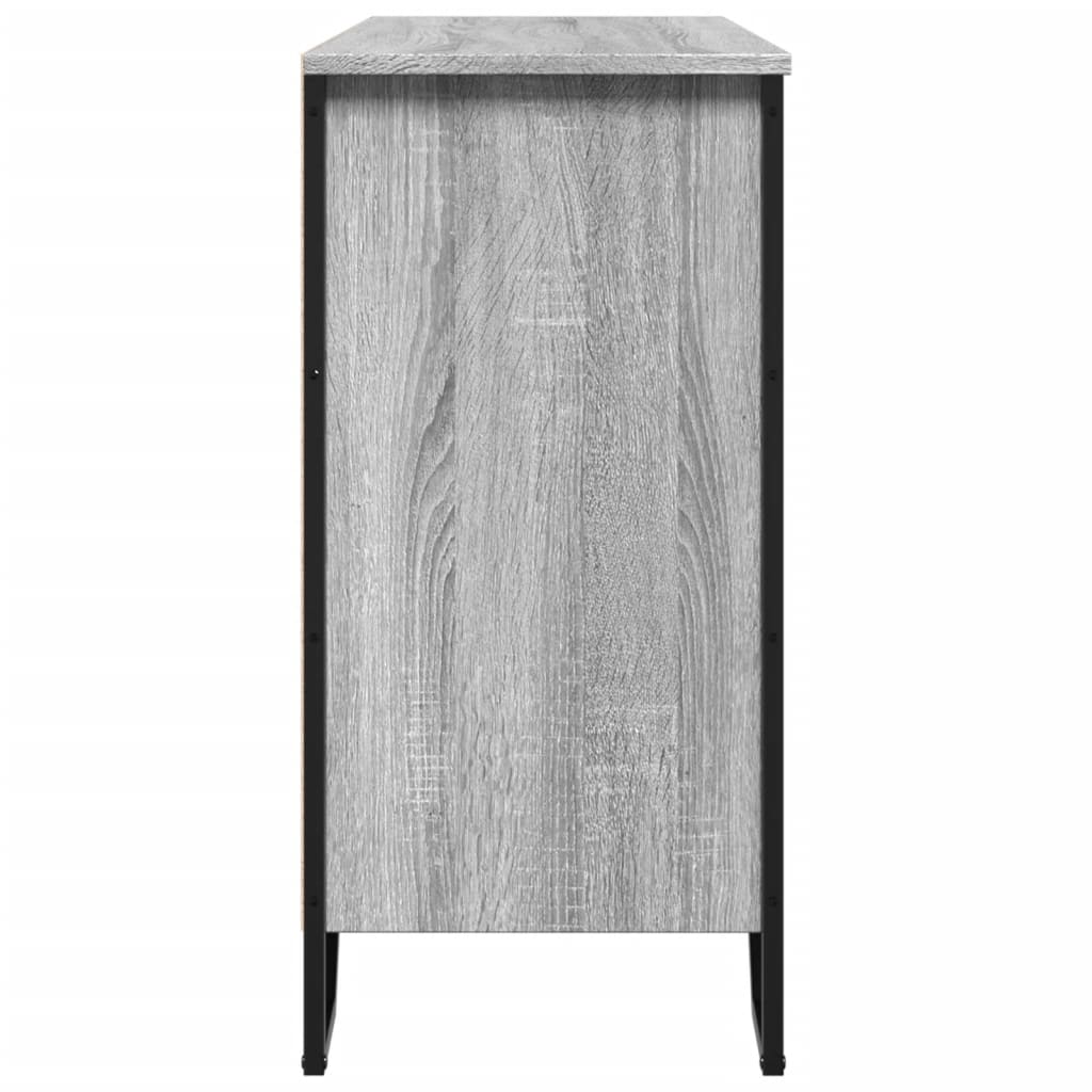 Credenza Grigio Sonoma 101x35,5x74,5 cm in Legno Multistrato - homemem39