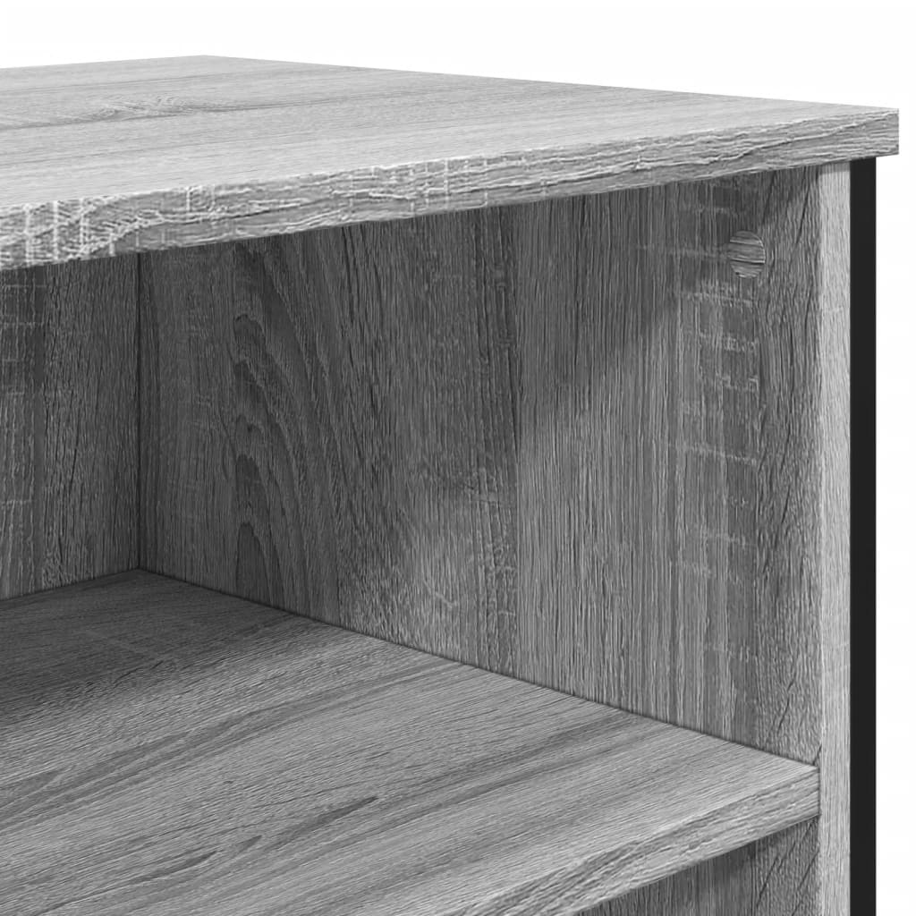 Credenza Grigio Sonoma 101x35,5x74,5 cm in Legno Multistrato - homemem39
