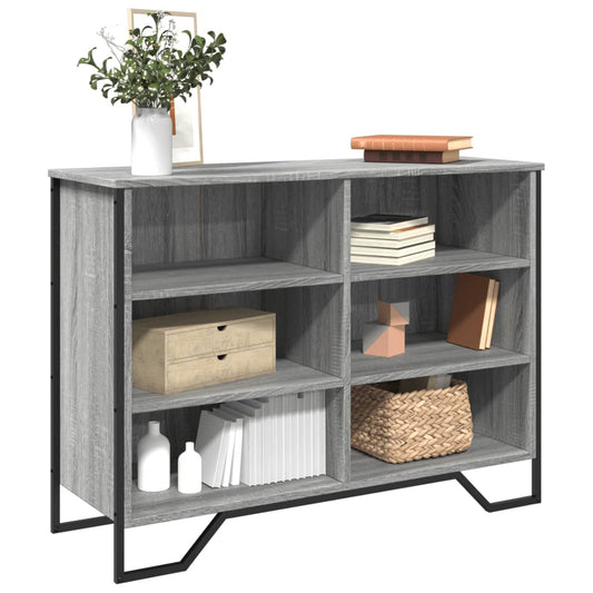 Credenza Grigio Sonoma 101x35,5x74,5 cm in Legno Multistrato - homemem39