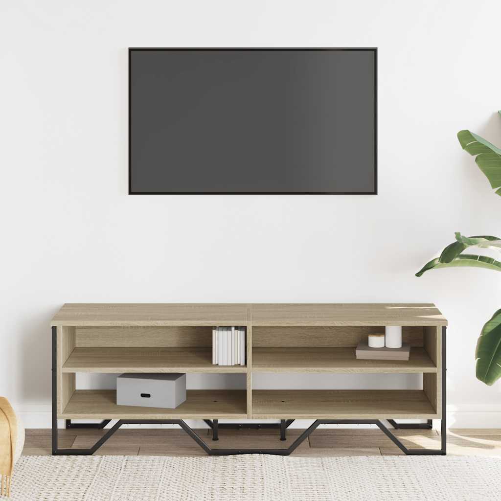 Mobile TV Rovere Sonoma 122x34x41 cm in Legno Multistrato - homemem39
