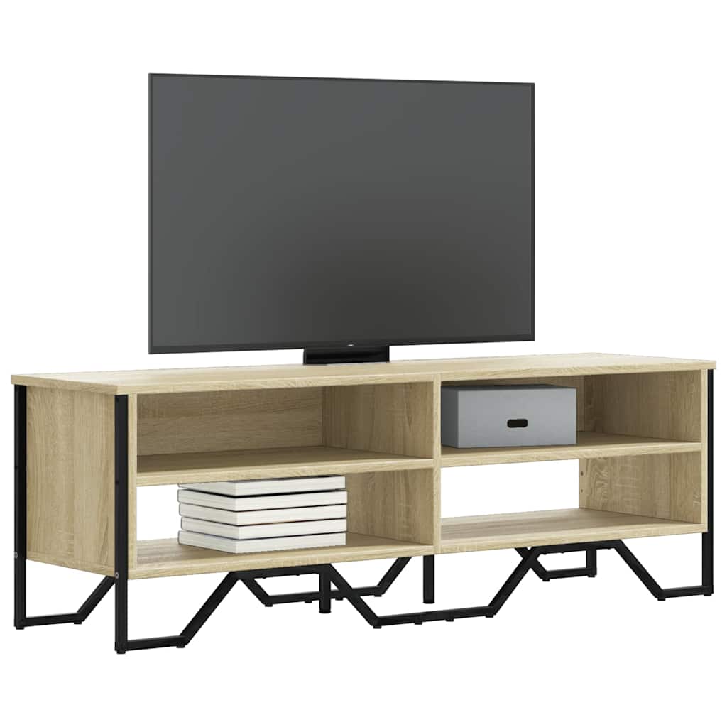 Mobile TV Rovere Sonoma 122x34x41 cm in Legno Multistrato - homemem39