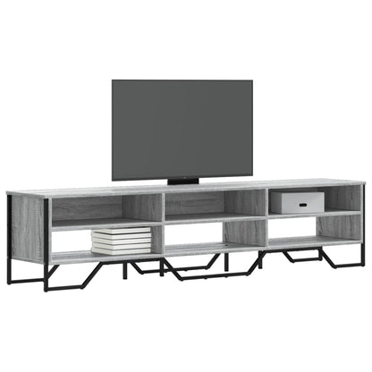 Mobile Porta TV Grigio Sonoma 180x34x41cm in Legno Multistrato - homemem39