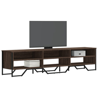 Mobile Porta TV Rovere Marrone 180x34x41cm in Legno Multistrato - homemem39