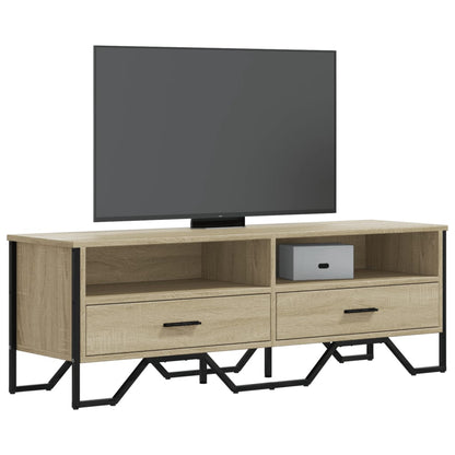 Mobile TV Rovere Sonoma 122x34x41 cm in Legno Multistrato - homemem39