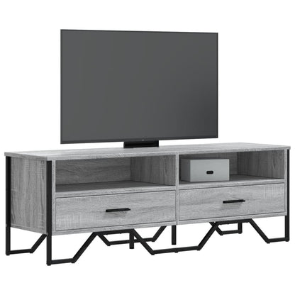 Mobile Porta TV Grigio Sonoma 122x34x41cm in Legno Multistrato - homemem39