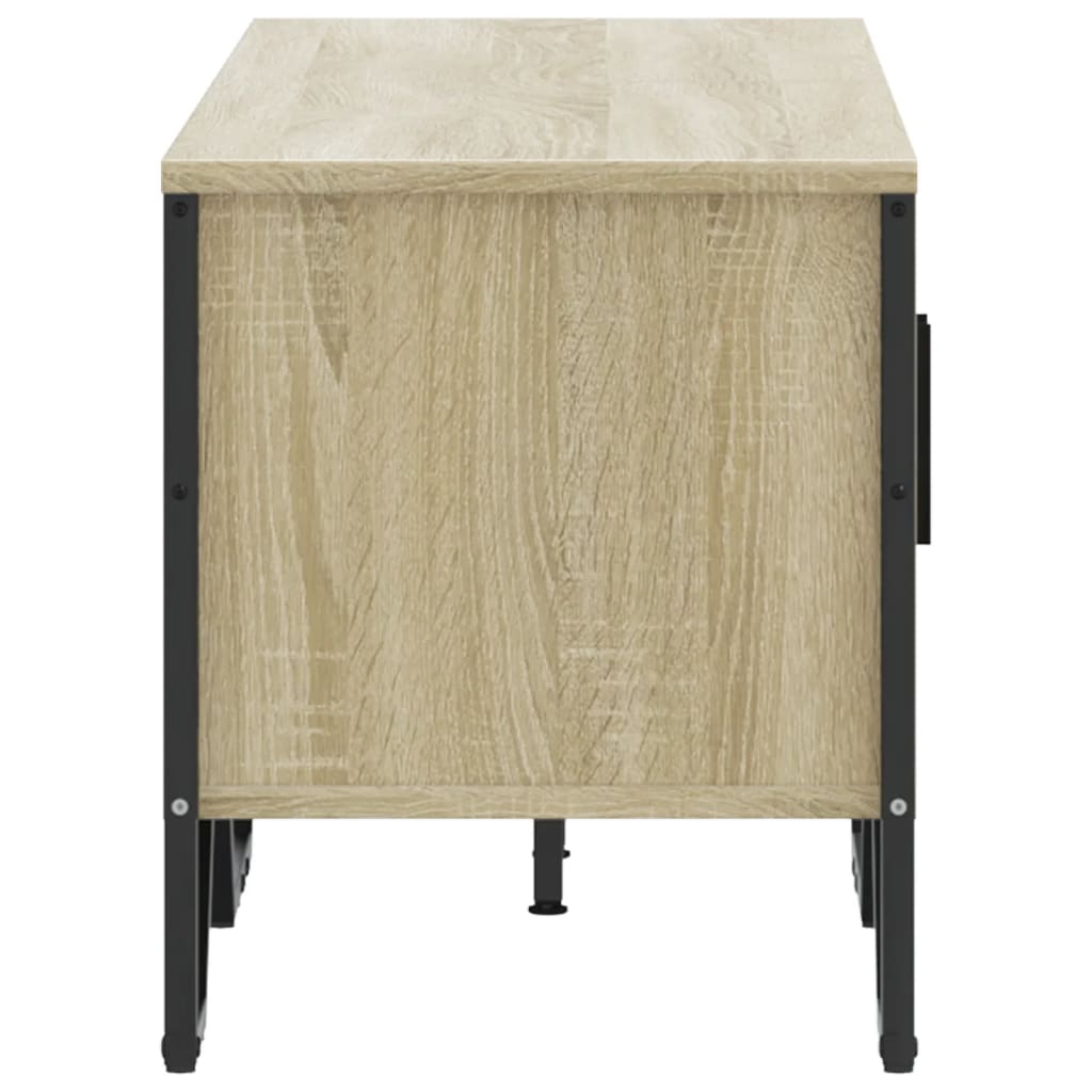Mobile TV Rovere Sonoma 122x34x41 cm in Legno Multistrato - homemem39
