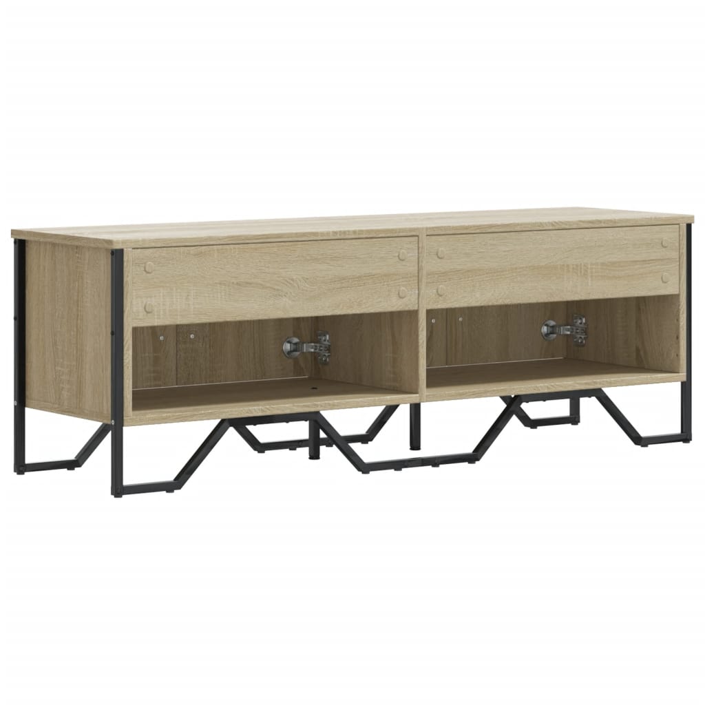 Mobile TV Rovere Sonoma 122x34x41 cm in Legno Multistrato - homemem39