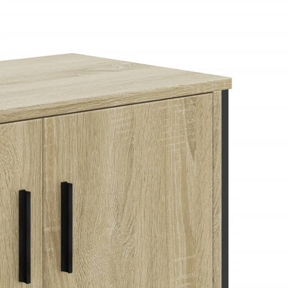 Mobile TV Rovere Sonoma 122x34x41 cm in Legno Multistrato - homemem39