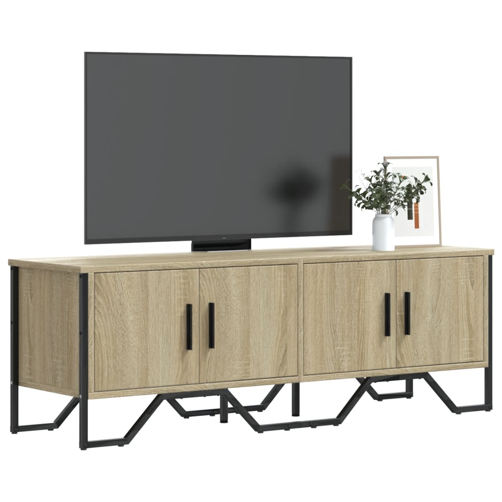 Mobile TV Rovere Sonoma 122x34x41 cm in Legno Multistrato - homemem39
