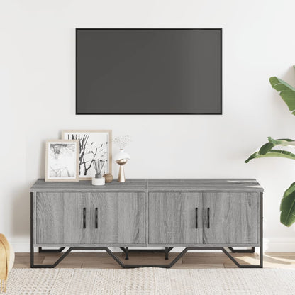 Mobile Porta TV Grigio Sonoma 122x34x41cm in Legno Multistrato - homemem39