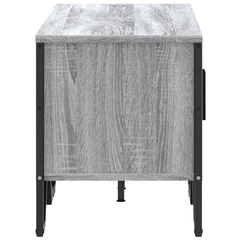 Mobile Porta TV Grigio Sonoma 122x34x41cm in Legno Multistrato - homemem39
