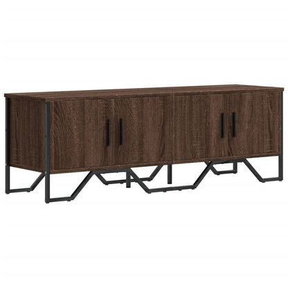 Mobile Porta TV Rovere Marrone 122x34x41cm in Legno Multistrato - homemem39