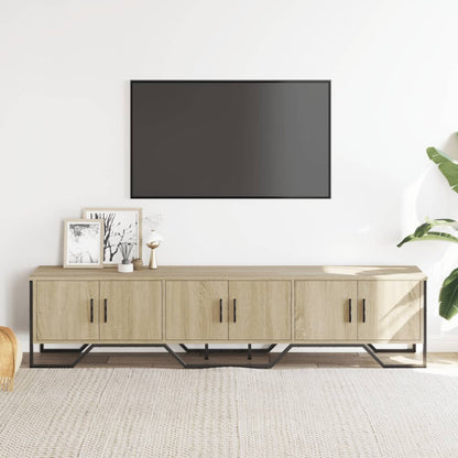 Mobile Porta TV Rovere Sonoma 180x34x41 cm Legno Multistrato - homemem39