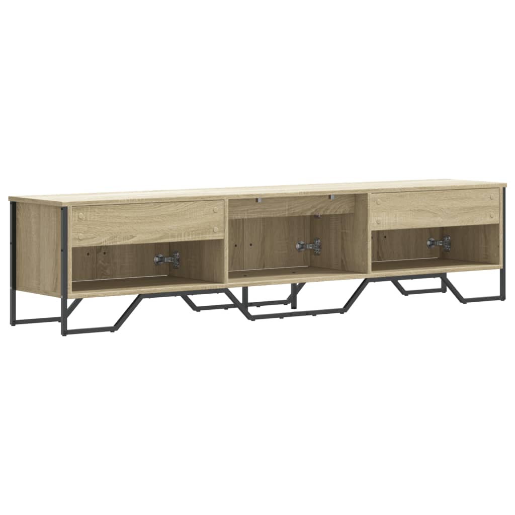 Mobile Porta TV Rovere Sonoma 180x34x41 cm Legno Multistrato - homemem39