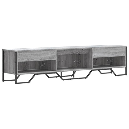 Mobile Porta TV Grigio Sonoma 180x34x41cm in Legno Multistrato - homemem39