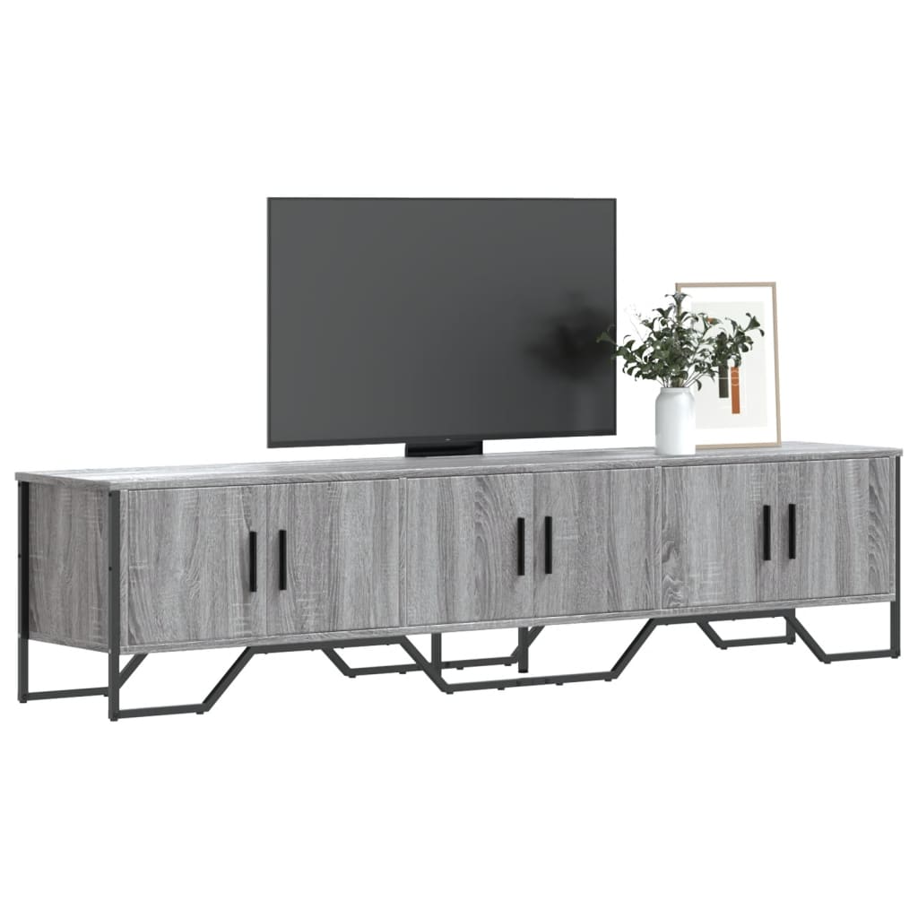 Mobile Porta TV Grigio Sonoma 180x34x41cm in Legno Multistrato | homemem39