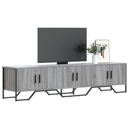 Mobile Porta TV Grigio Sonoma 180x34x41cm in Legno Multistrato | homemem39