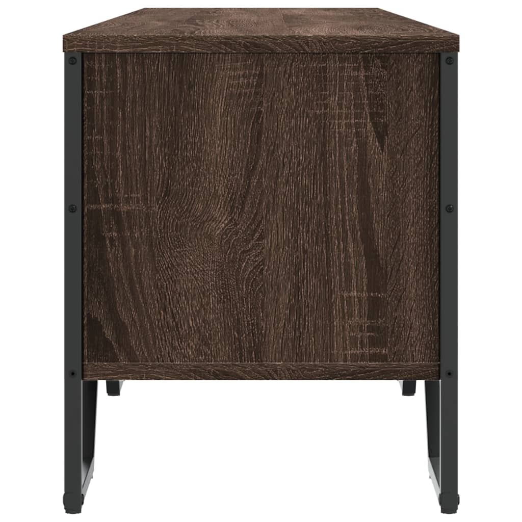 Mobile Porta TV Rovere Marrone 180x34x41cm in Legno Multistrato - homemem39