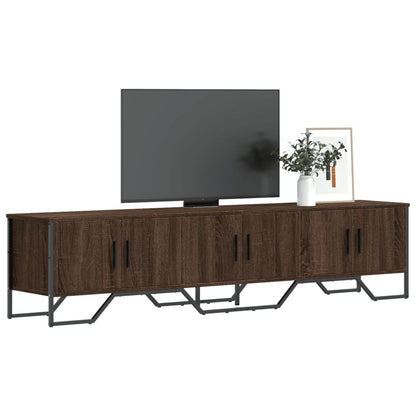 Mobile Porta TV Rovere Marrone 180x34x41cm in Legno Multistrato - homemem39