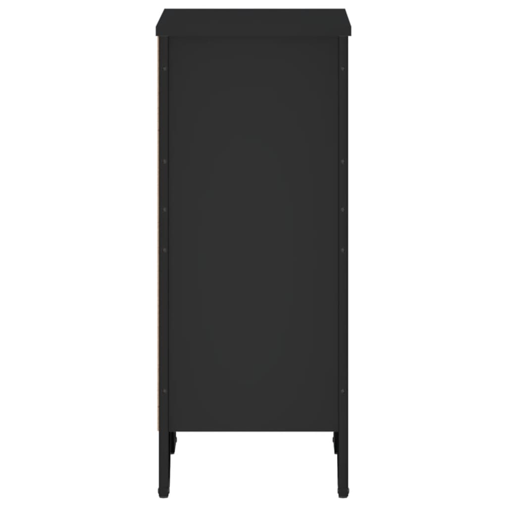 Libreria Nera 50x31x74,5 cm in Legno Multistrato | homemem39