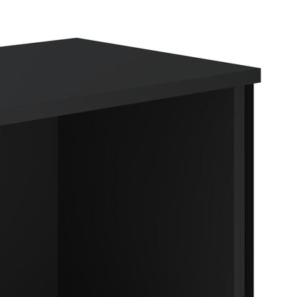 Libreria Nera 50x31x74,5 cm in Legno Multistrato | homemem39