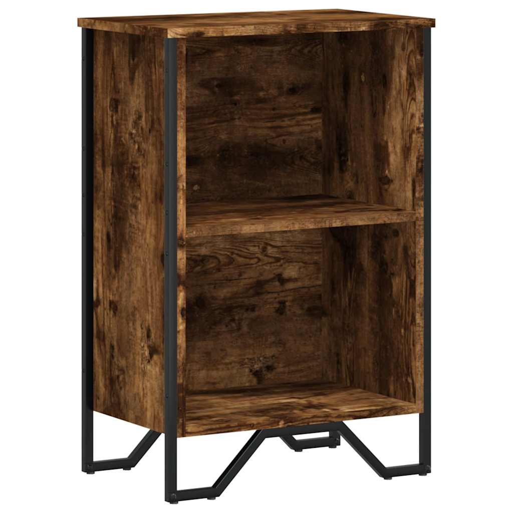 Libreria Rovere Fumo 50x31x74,5 cm in Legno Multistrato | homemem39