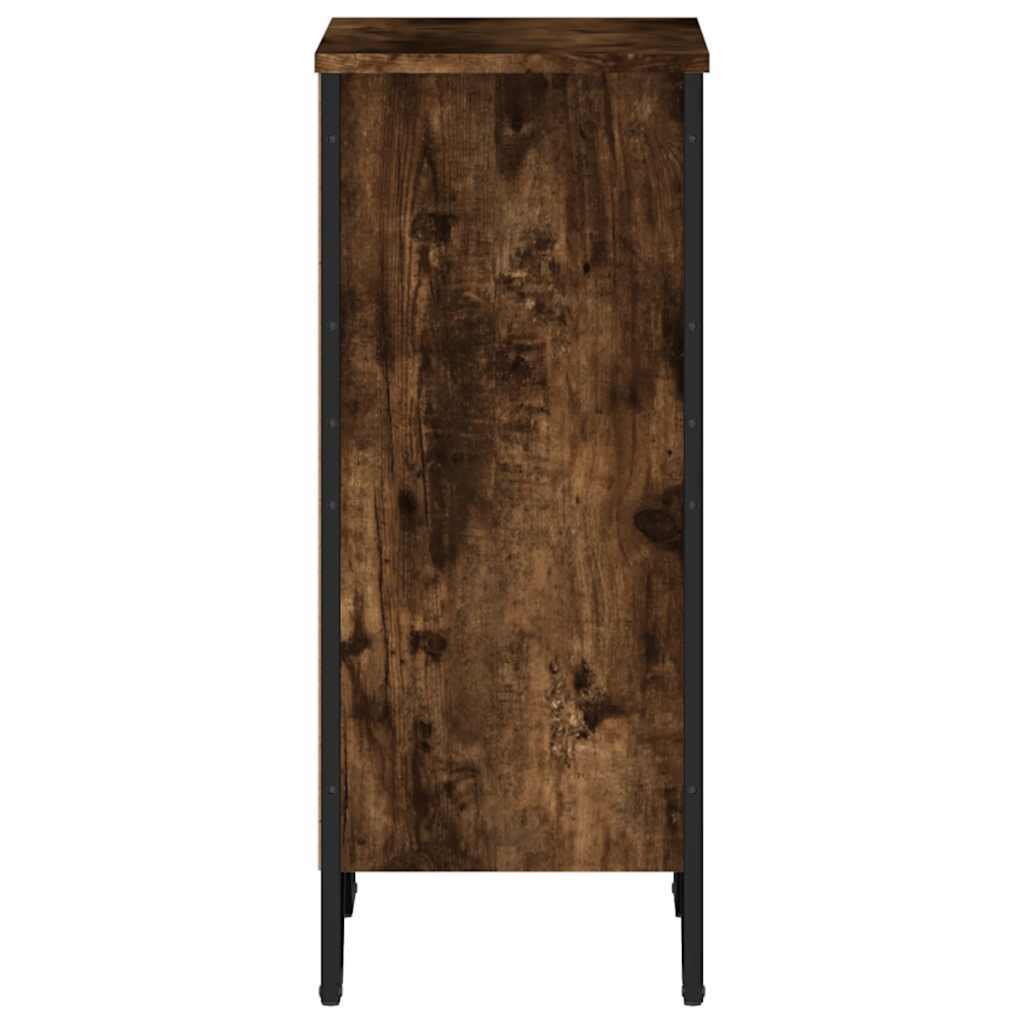 Libreria Rovere Fumo 50x31x74,5 cm in Legno Multistrato | homemem39